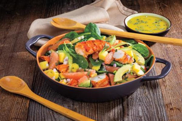 Grilled Lobster Tail Salad